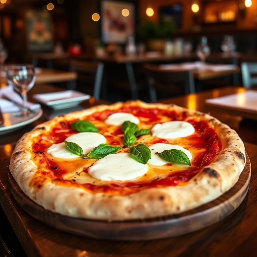 Pizza margherita napoletana